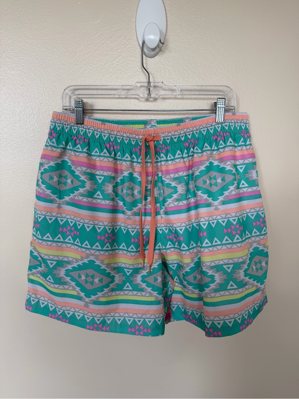 CHUBBIES Bright Colorful Aztec Print Swim Trunk Board Shorts